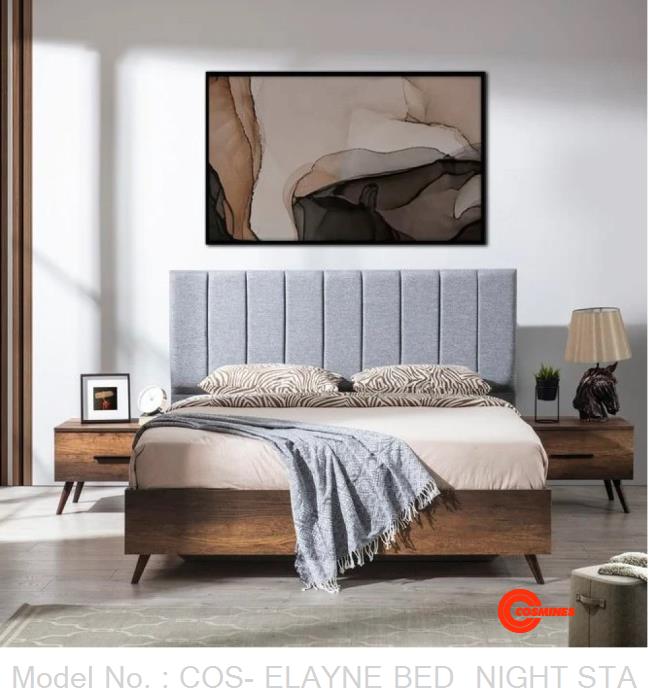 COS- ELAYNE BED  NIGHT STAND